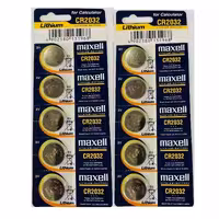 باتری سکه ای مکسل مدل Cr2032 بسته 10 عددی