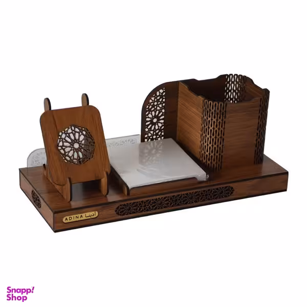 استند لوازم اداری رومیزی آدینا کد A402 به همراه کاغذ یادداشت