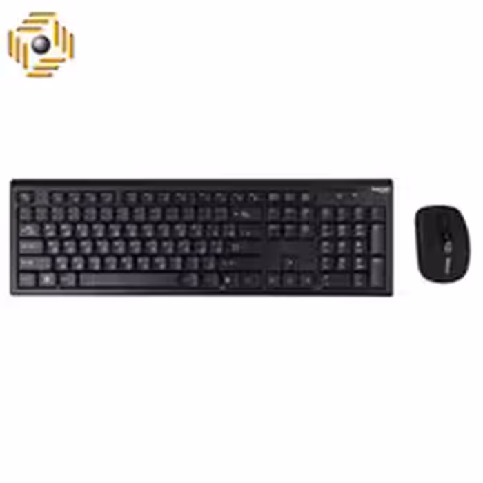 کیبورد و ماوس بی سیم هترون مدل HKCW130 با حروف فارسی