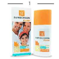 ضد آفتاب فلوئید مای SPF 50 بی رنگ انواع پوست 50 میل