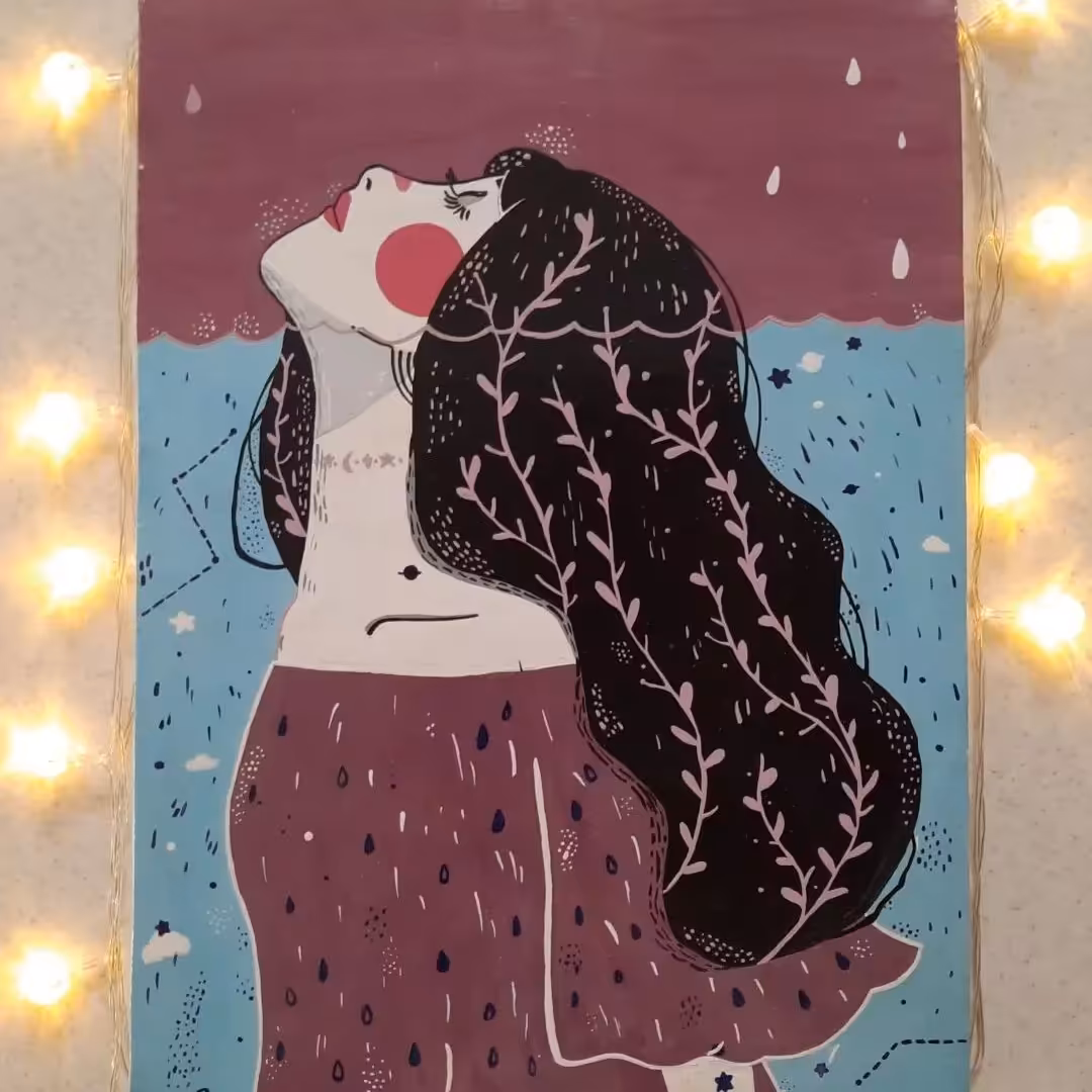 نقاشی دخترانه