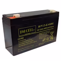 باتری سیلد اسید 6 ولت 12 آمپر ساعت دی ام سل مدل 6V-12AH