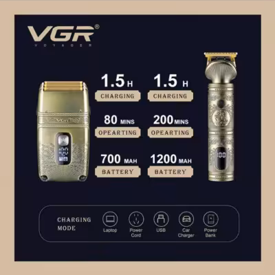 ست سلطنتی ماشین اصلاح VGRمدلv649