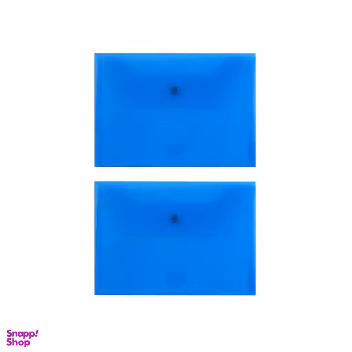 پوشه دکمه دار پاپکو (Papco) مدل A4 -105 رنگ آبی بسته 2 عددی