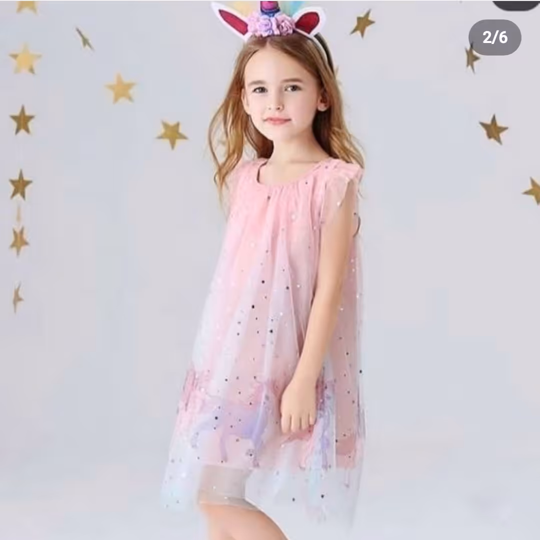 پیراهن و تل یونیکورن بچگانه