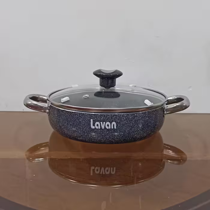 تابه گرانیتی سایز 22 لاوان مدل تیتان طوسی با ارسال رایگان