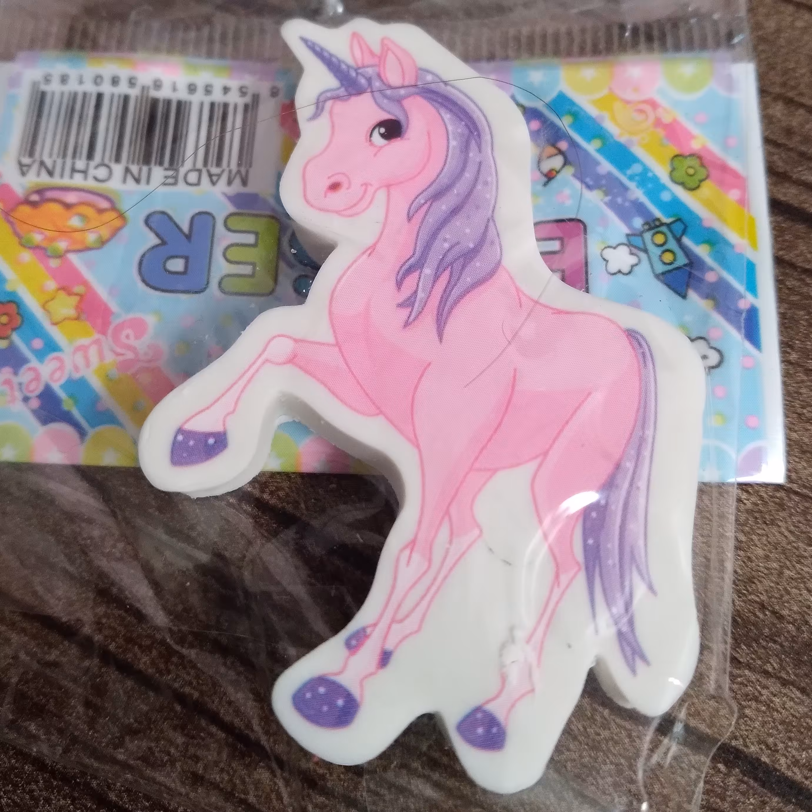 پاک کن فانتزی طرح یونیکورن یا اسب تک شاخ