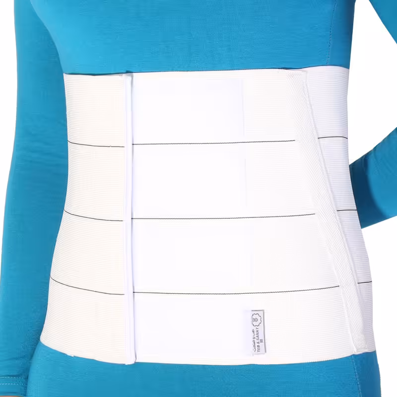 شکم بند پل دار سفید