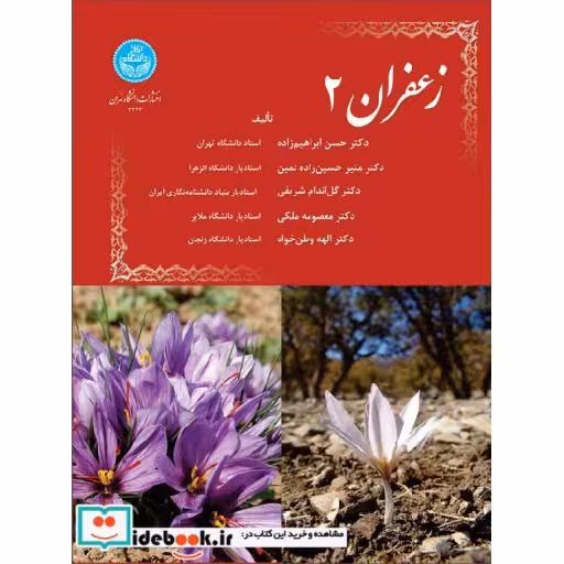 کتاب زعفران (جلد دوم)3473 اثر ابراهیم زاده