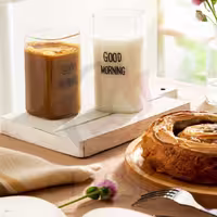 لیوان GOOD MORNING مربع 12 سانت