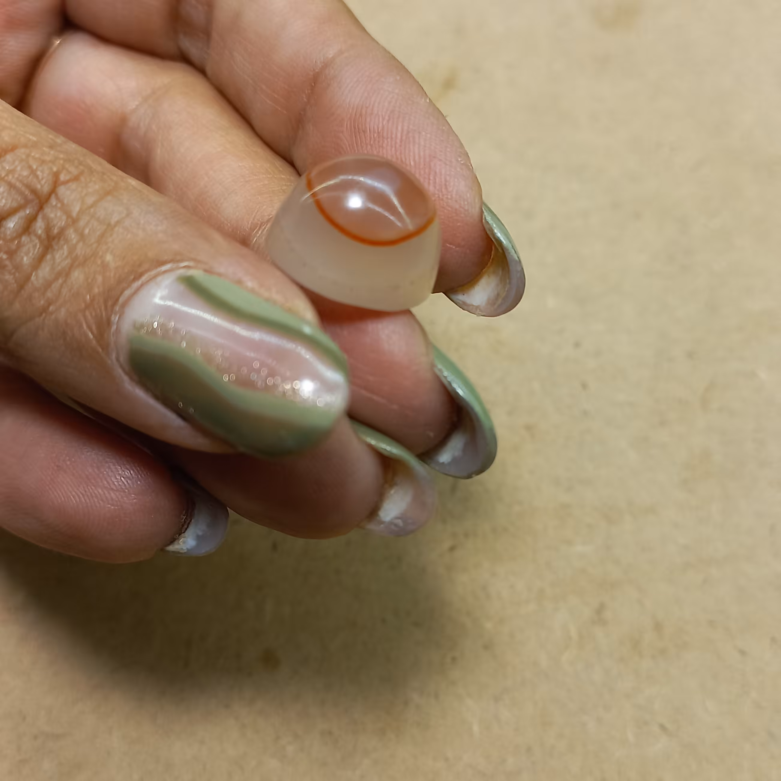 نگین عقیق باباقوری عالی و تک