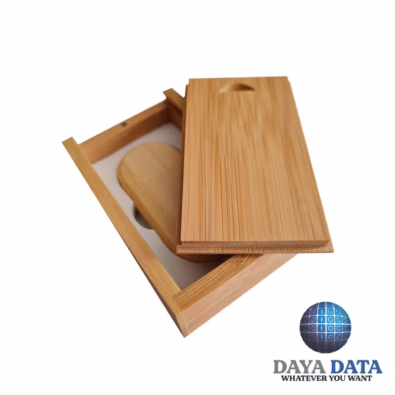 فلش مموری  دایا دیتا  ست ساده  چوبی  مدل WO1001-15  ظرفیت16GB -USB2 رنگ گندمی