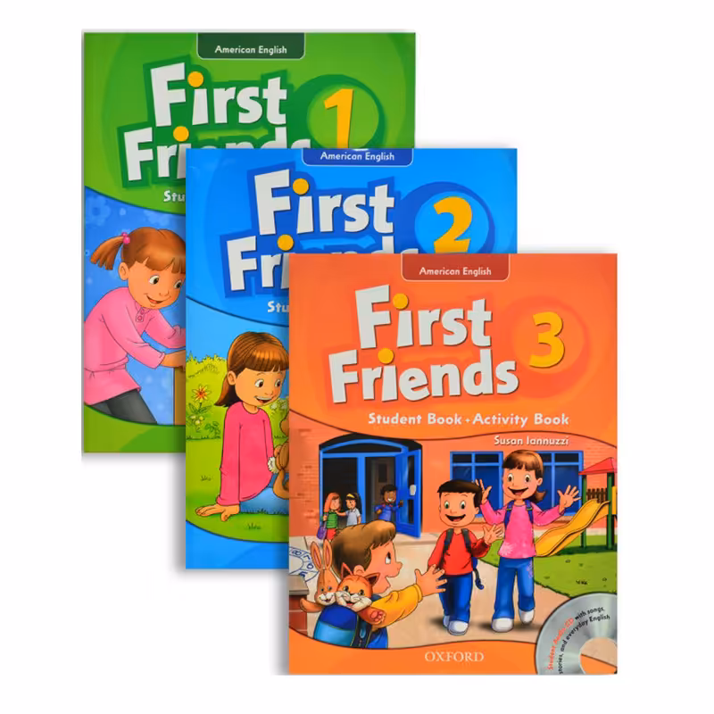 کتاب American First Friends 2nd اثر Susan lannuzzi انتشارات هدف نوین 3 جلدی