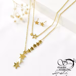 گردنبند استیل ستاره دولاین