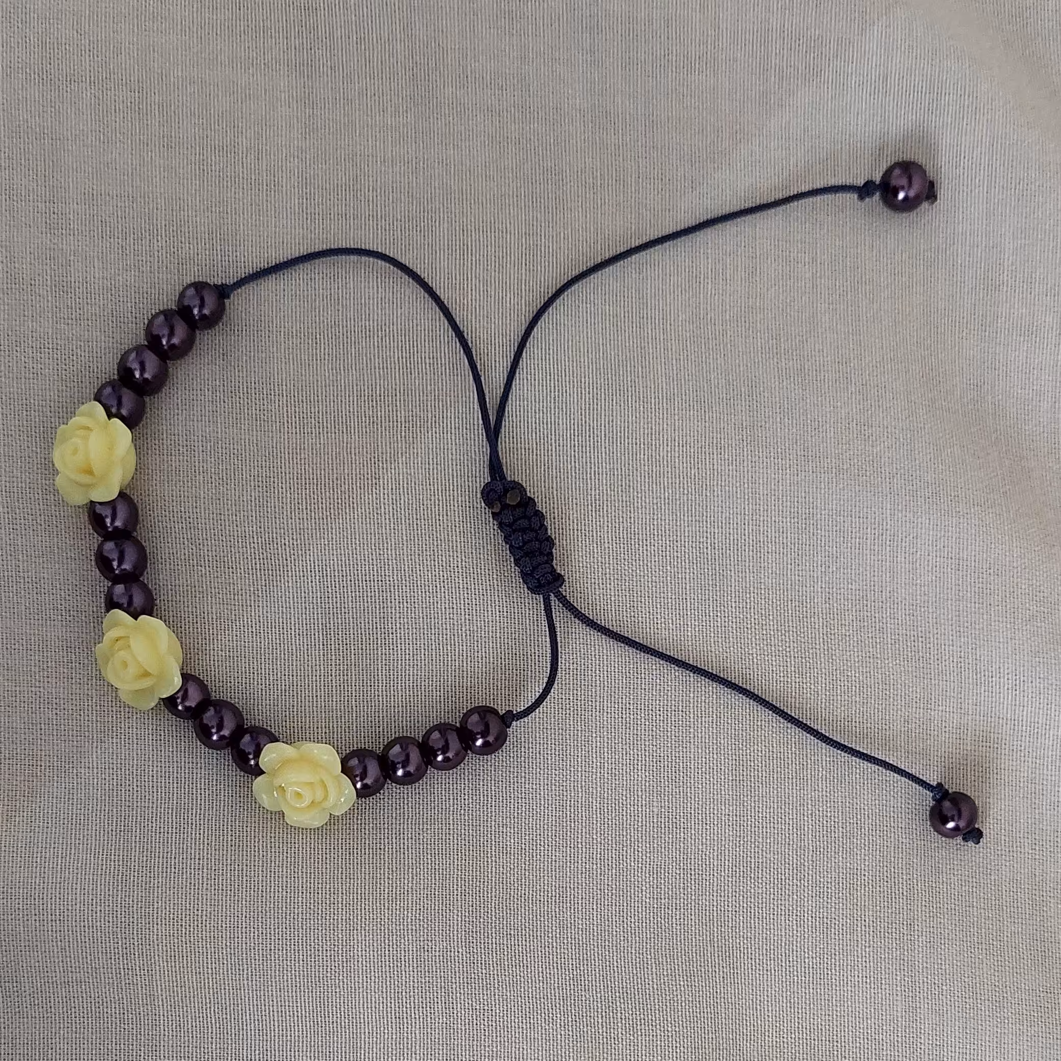 دستبند مروارید سنگی 