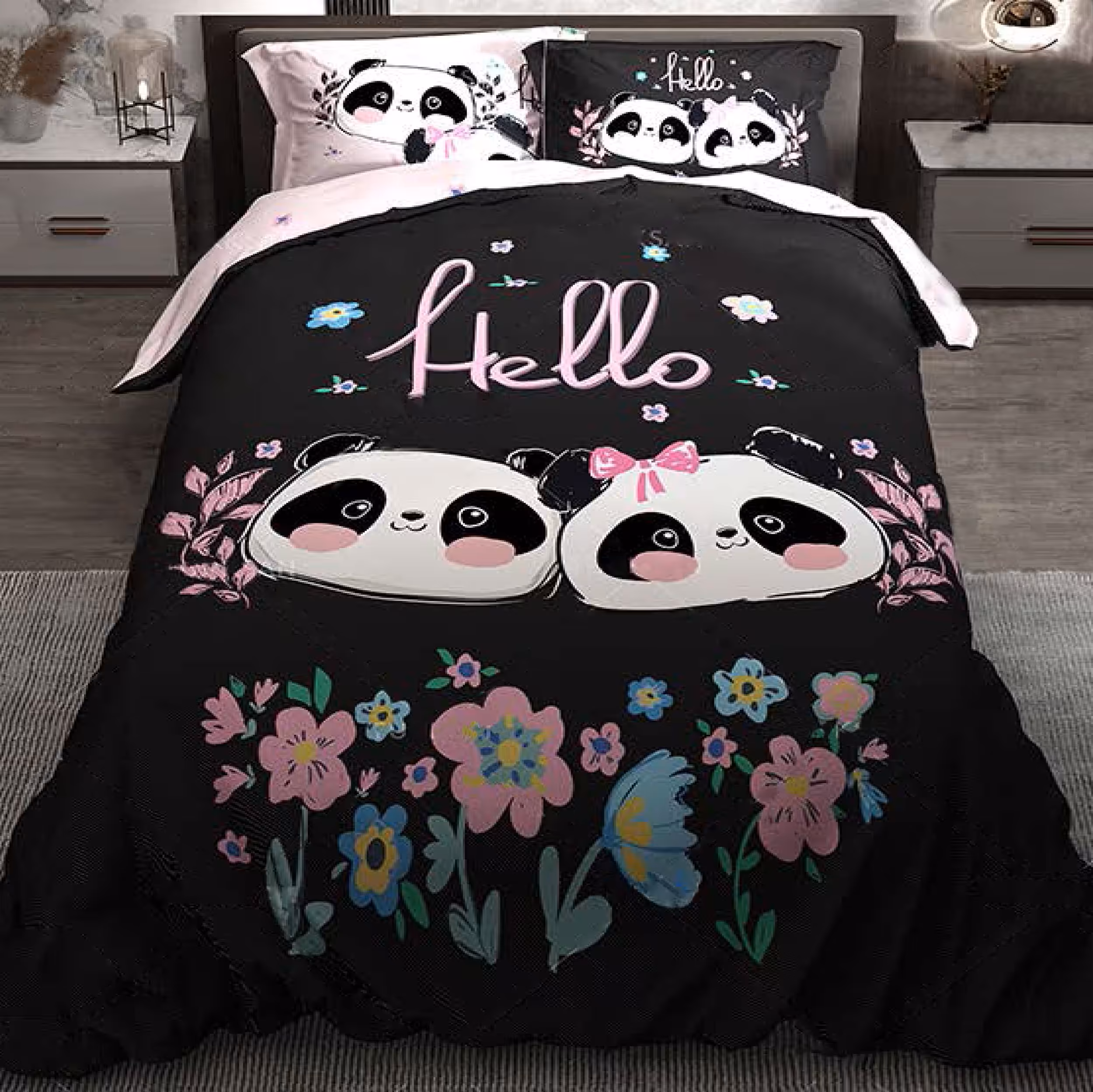 سرویس خواب ترکسان  کد T70  یک نفره 4 تکه دو رو طرحدار