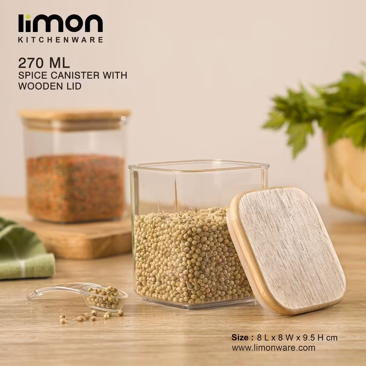 جاادویه درب چوبی لیمون (سایز 3)