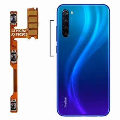 Xiaomi Redmi Note 8 Volume   Power Flex Cable