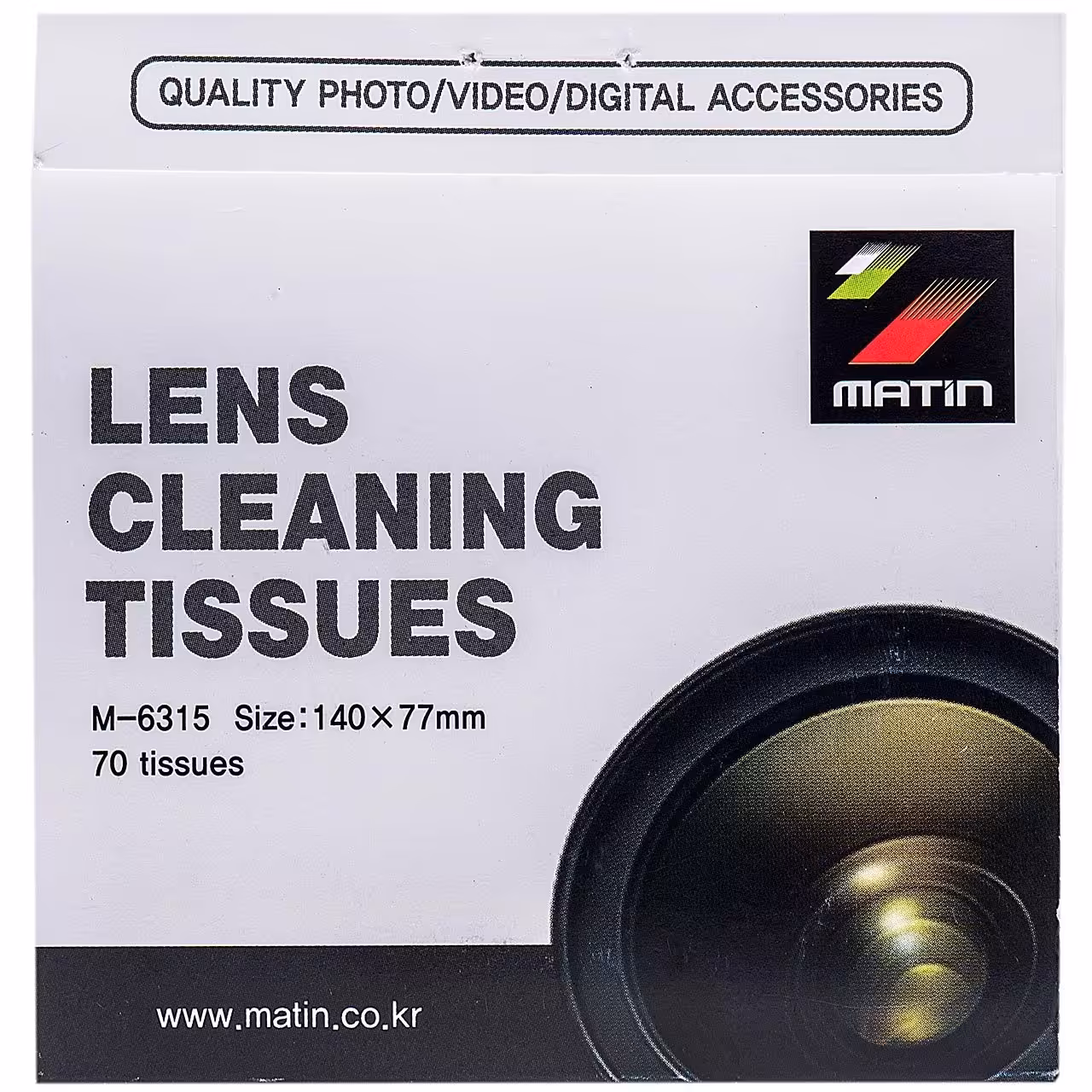 دستمال تمیز کننده لنز دوربین متین مدل M-6315 - بسته 70 عددی