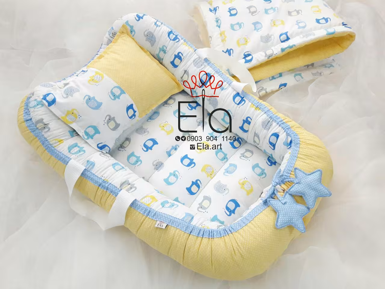 ست 3 تکه elaart طرح فیل با ستاره