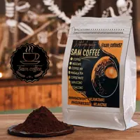 پودر و دان قهوه اسپرسو مدیوم  1000 گرمی  sam coffee 