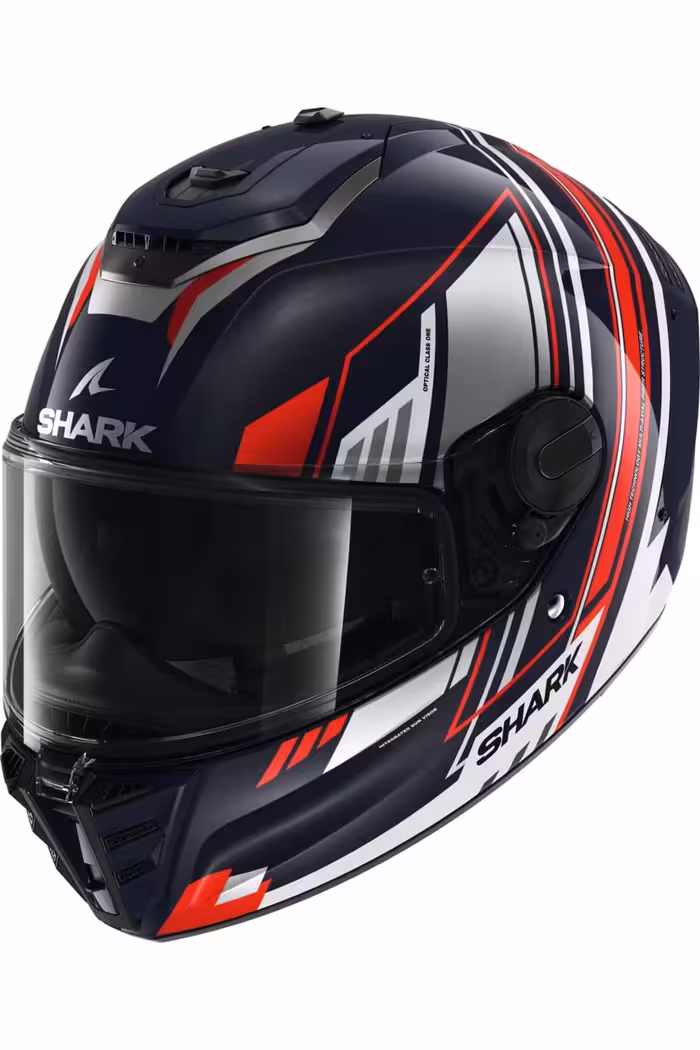 کلاه کاسکت موتورسیکلت مشکی ایمنی Spartan Rs Byrhon شارک Shark