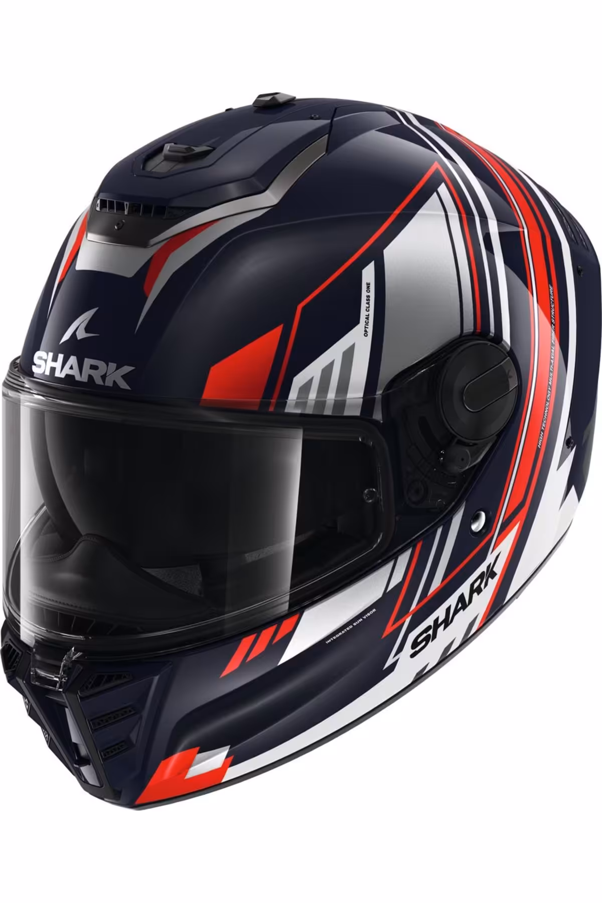 کلاه کاسکت موتورسیکلت مشکی ایمنی Spartan Rs Byrhon شارک Shark