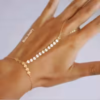 تمیمه پولکی دست استیل رنگ ثابت تضمینی