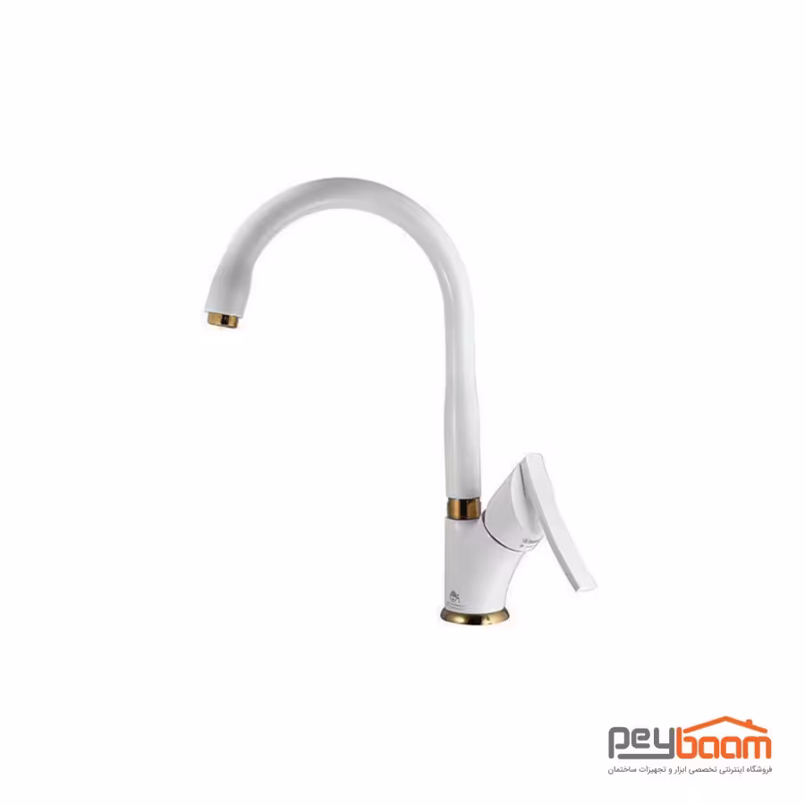 شیر ظرفشویی آشپزخانه درخشان مدل لوکس وایت