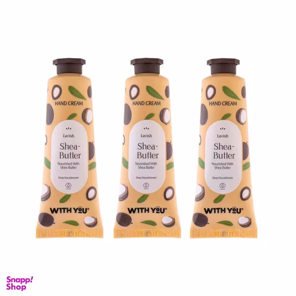 کرم مرطوب کننده ویت یو مدل Shea Butter حجم 50 میلی لیتر مجموعه 3 عددی