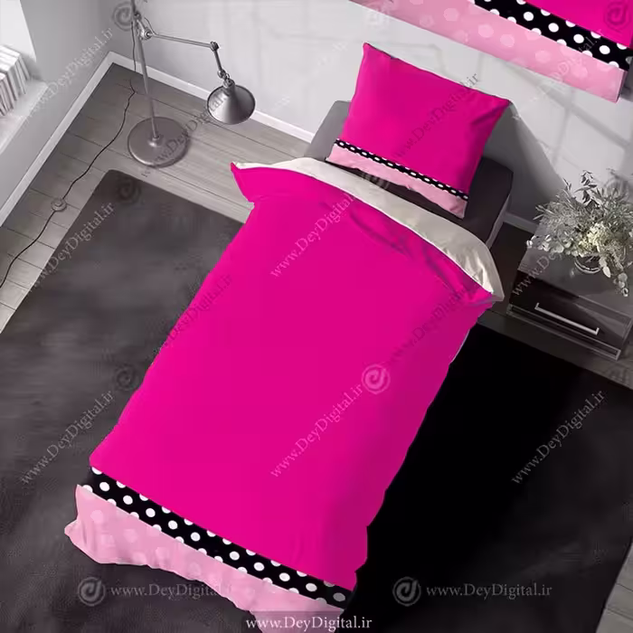 روتختی دخترانه صورتی ساده و شیک PK-3634