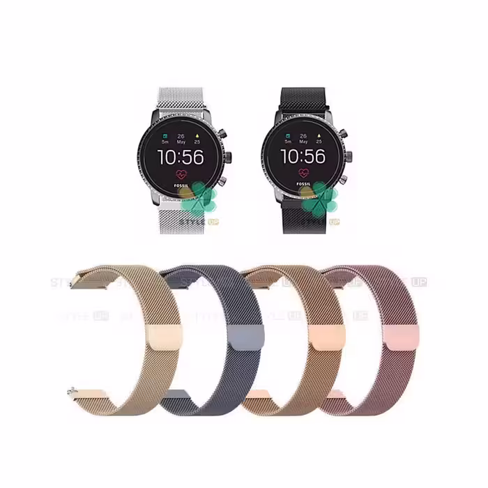 بند ساعت فسیل Fossil Q Explorist Gen 3 مدل Milanese
