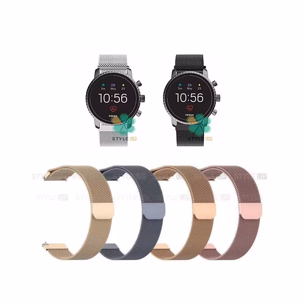 بند ساعت فسیل Fossil Q Explorist Gen 3 مدل Milanese