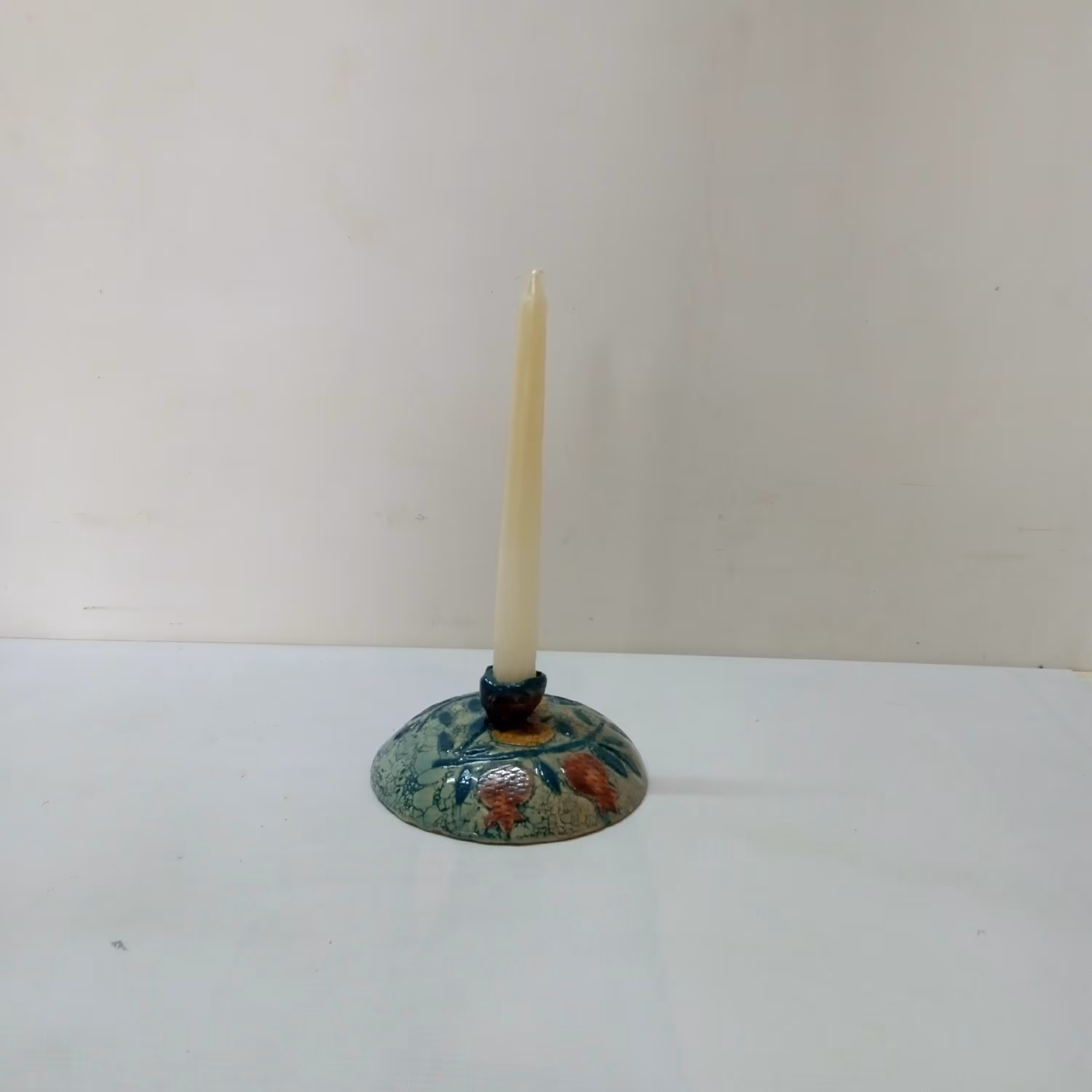 جاشمعی طرح شاخه انار برجسته قاشی زیرلعابی