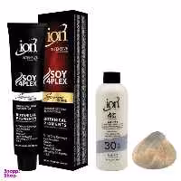 رنگ مو آیون (Ion) شماره 8.17 حجم 120 میلی‌لیتر رنگ بلوند ماسه ای + اکسیدان نه درصدی حجم 180 میلی‌لیتر
