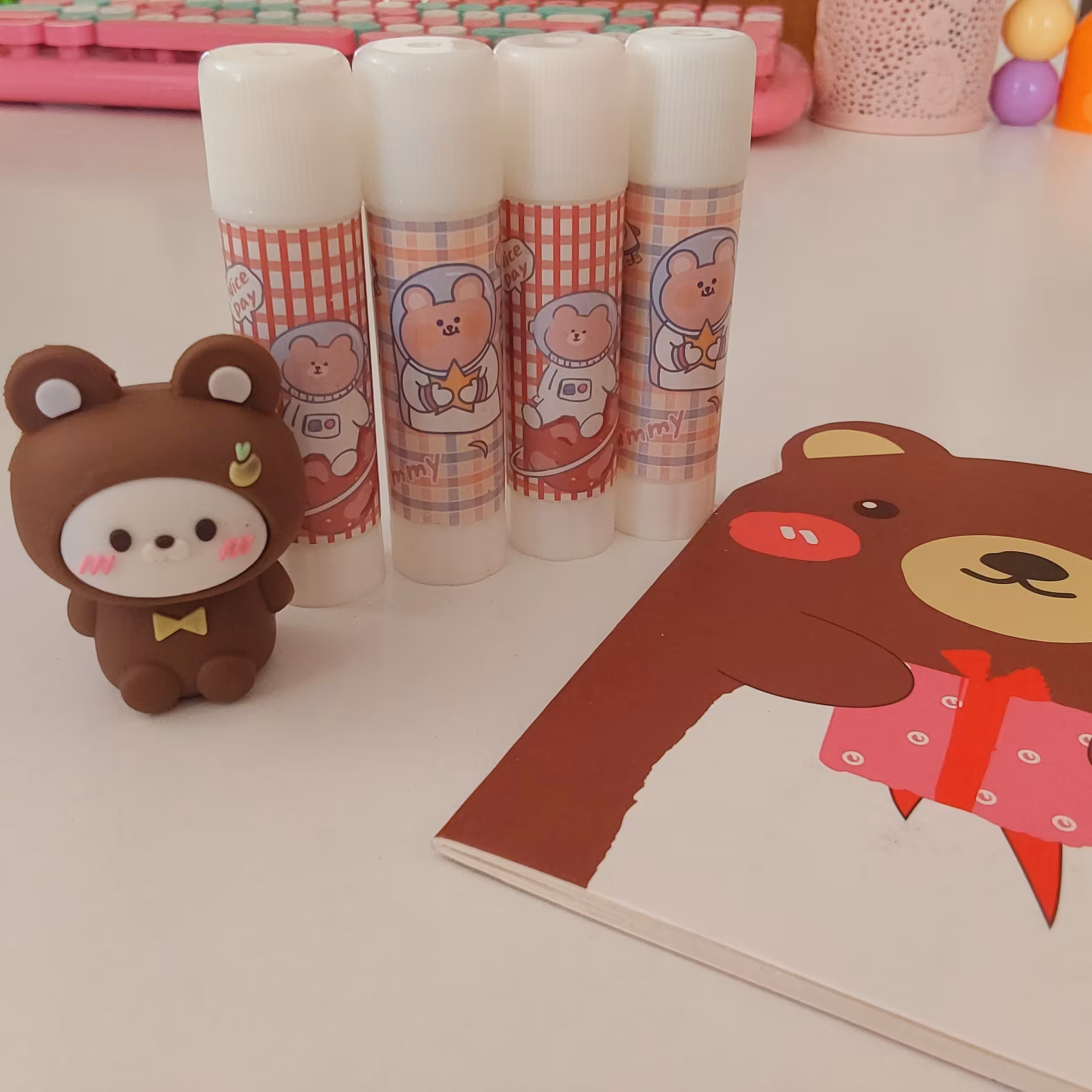 چسب ماتیکی طرح خرس کیوت