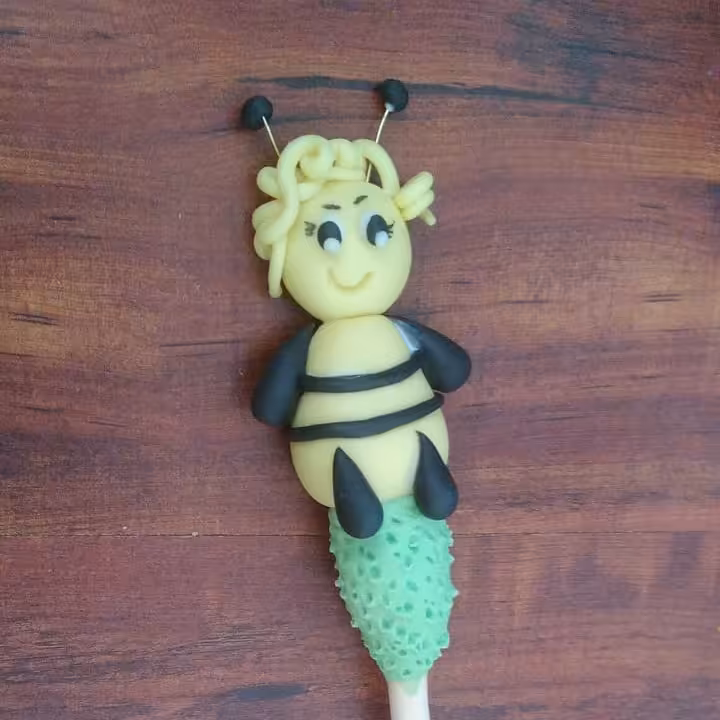 قاشق عسل فانتزی طرح زنبور