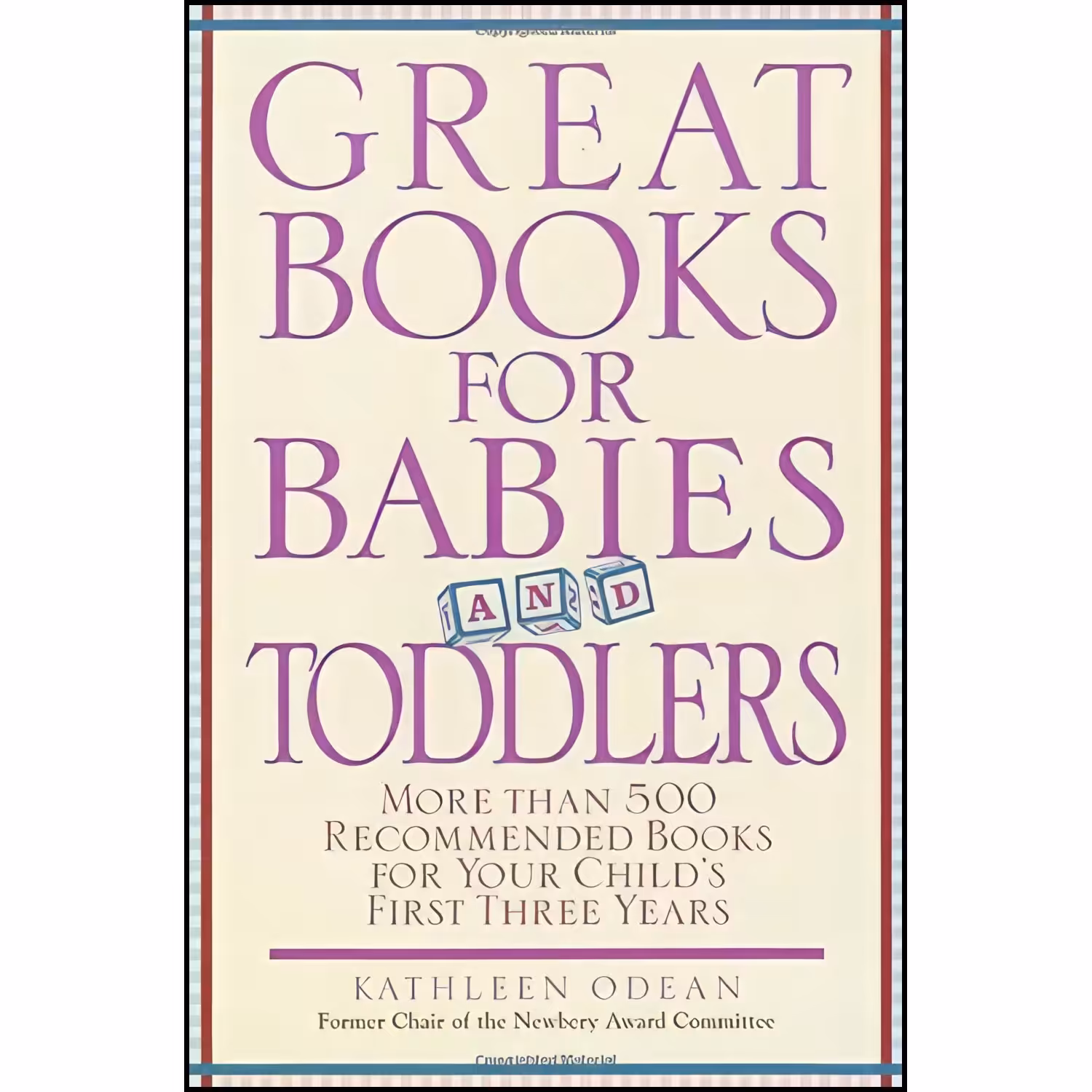 کتاب زبان اصلی Great Books for Babies and Toddlers اثر Kathleen Odean