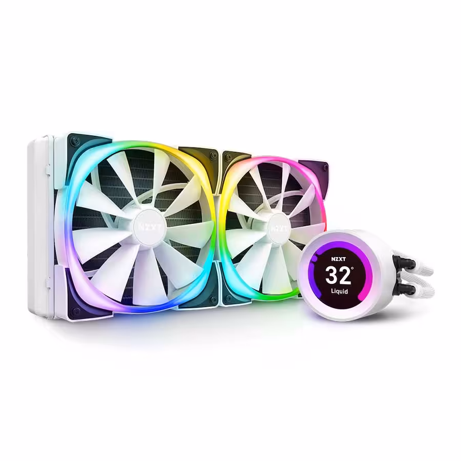 قیمت و خرید خنک کننده مایع پردازنده ان زی ایکس تی مدل Kraken Z63 RGB AIO 280 White | یاس ارتباط