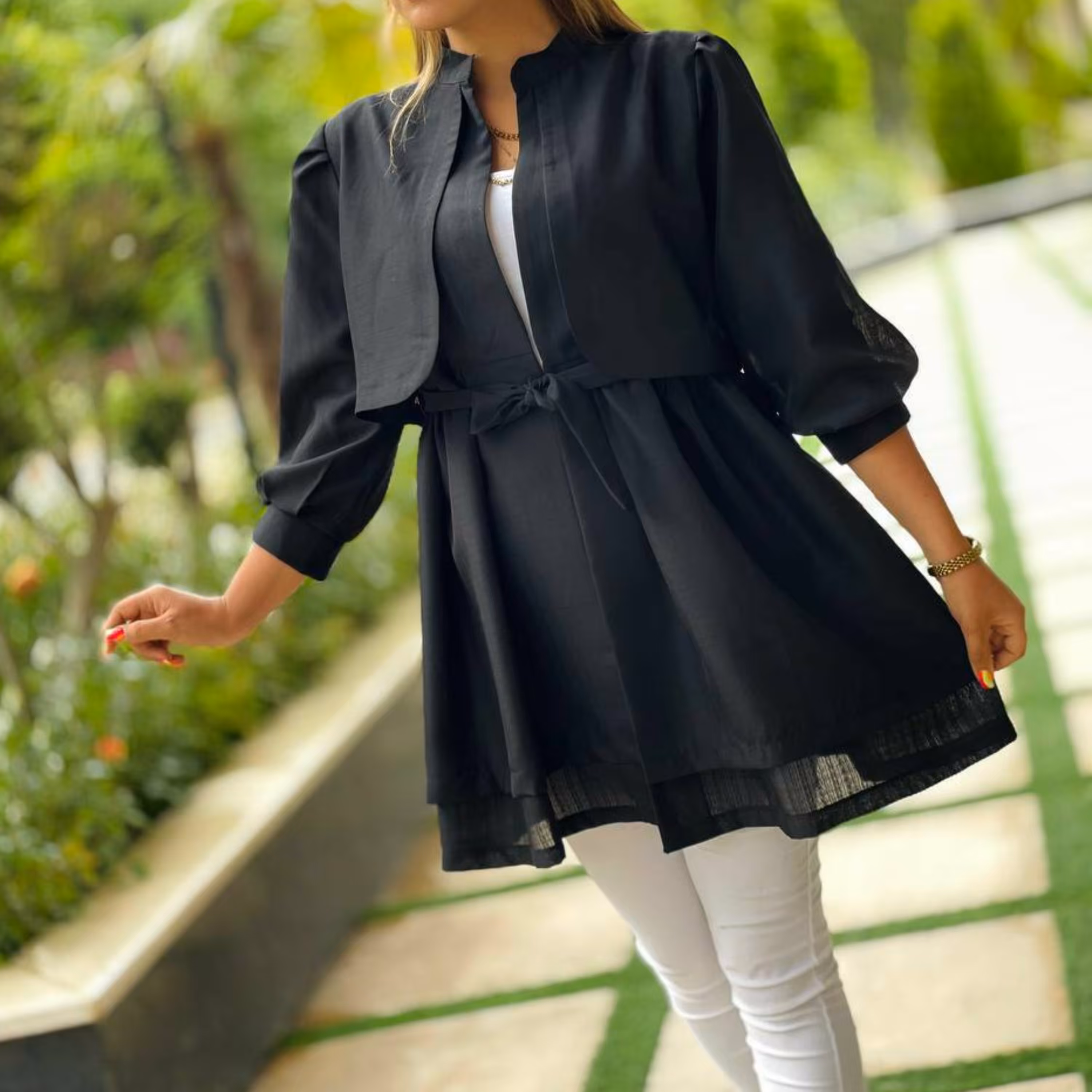 مانتو عروسکی ژیله دار