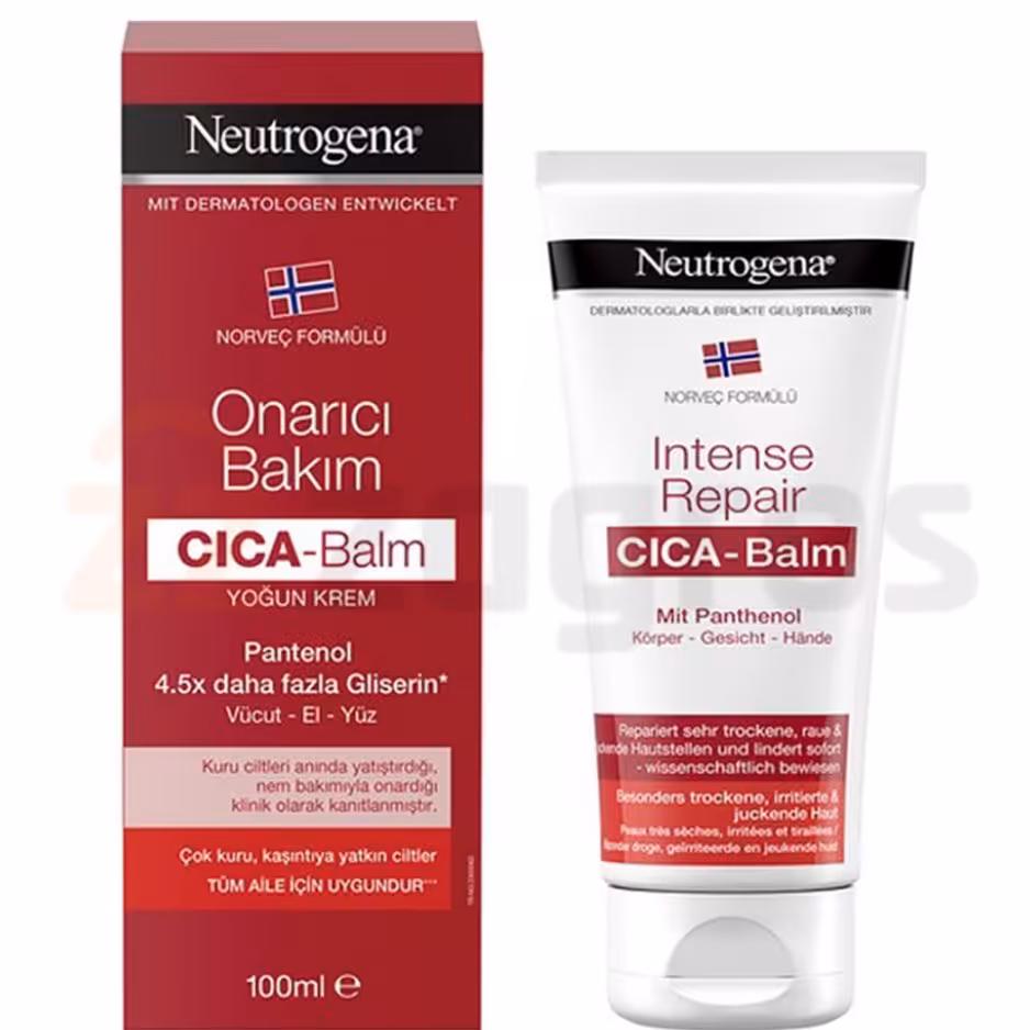 کرم مرطوب کننده حاوی پانتنول و گلیسیرین حجم 100 میل نوتروژینا

