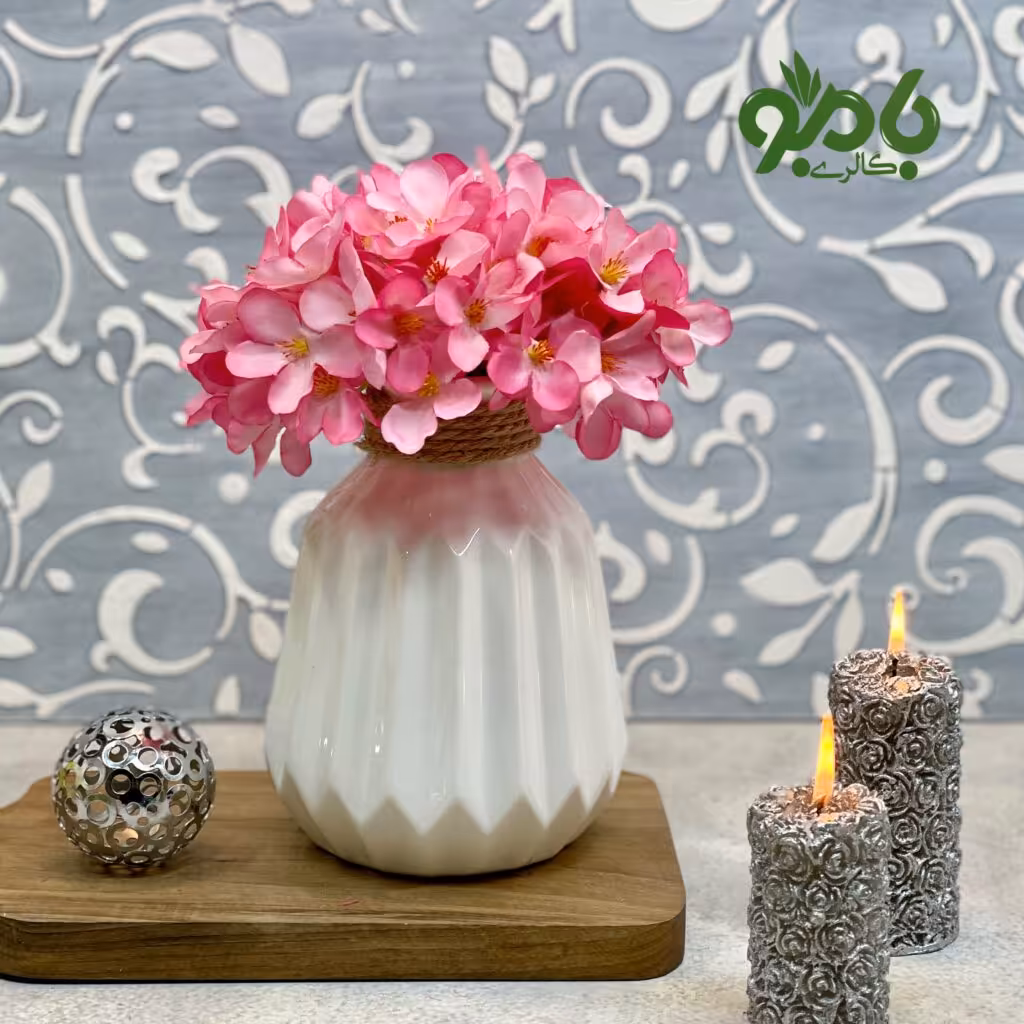 گلدان سرامیک کد 216 دو رنگ