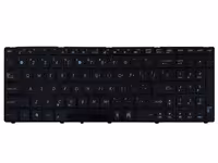 کیبورد لپ تاپ ایسوس K50-K61-K70 مشکی بدون بک لایت بافریم