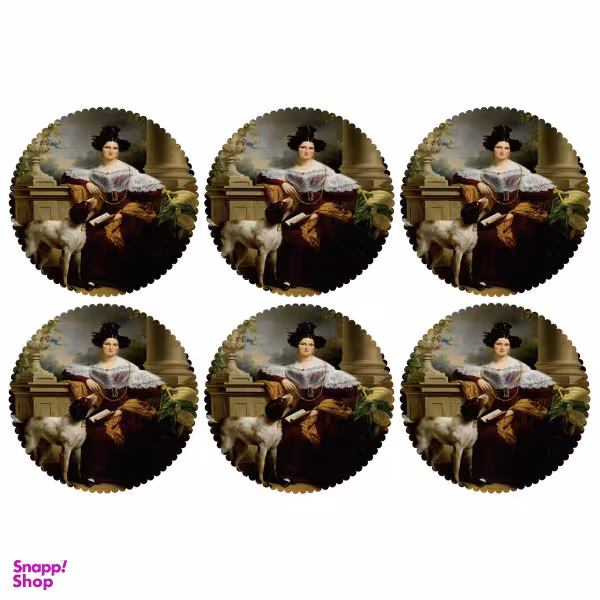 زیربشقابی مدل U2-42711 بسته 6 عددی