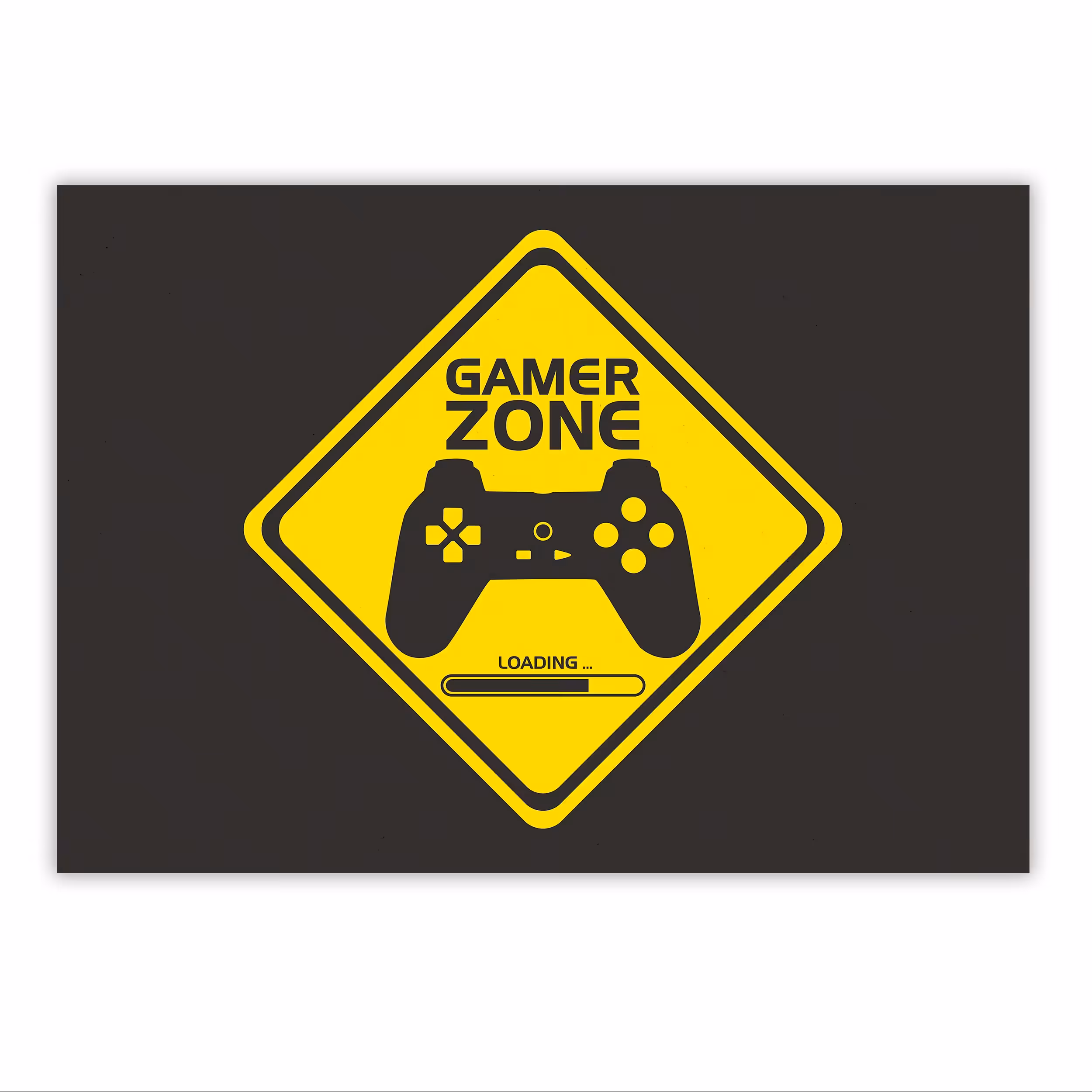 تابلو شاسی مدل گیمینگ Gamer Zone سایز 20 در 28 کد 21