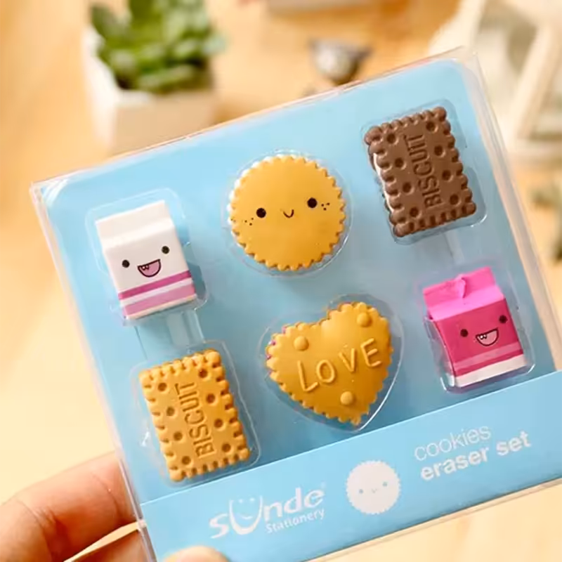 پاک کن فانتزی 6 عددی مدل بیسکوییت کد CL8019