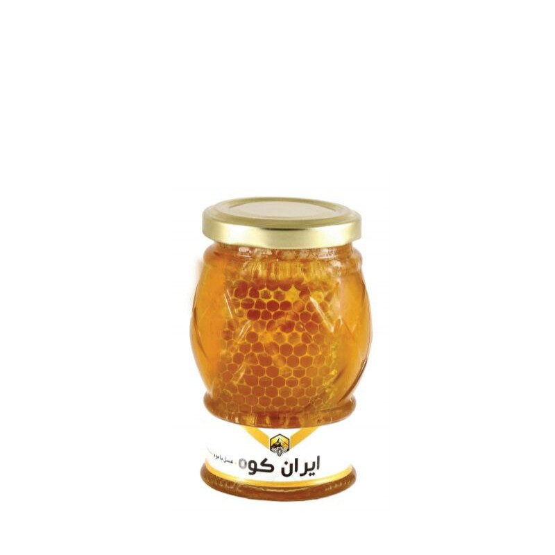 عسل طبیعی باموم شیشه کوچک (250 گرم)