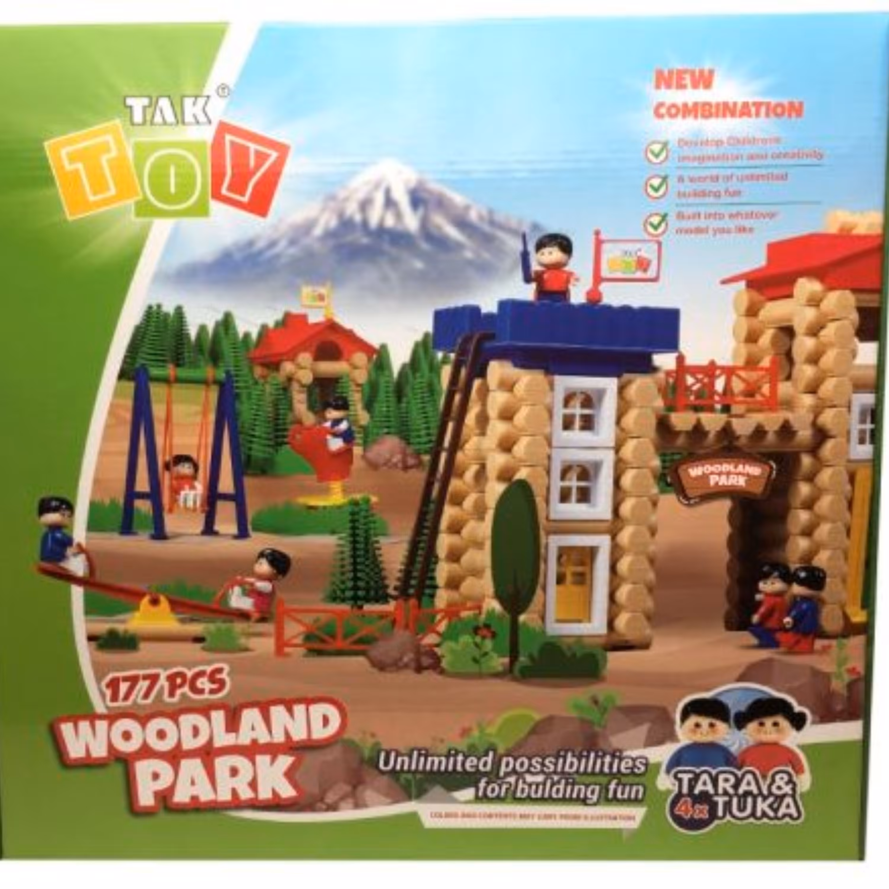 بازی فکری کلبه جنگلی177قطعه