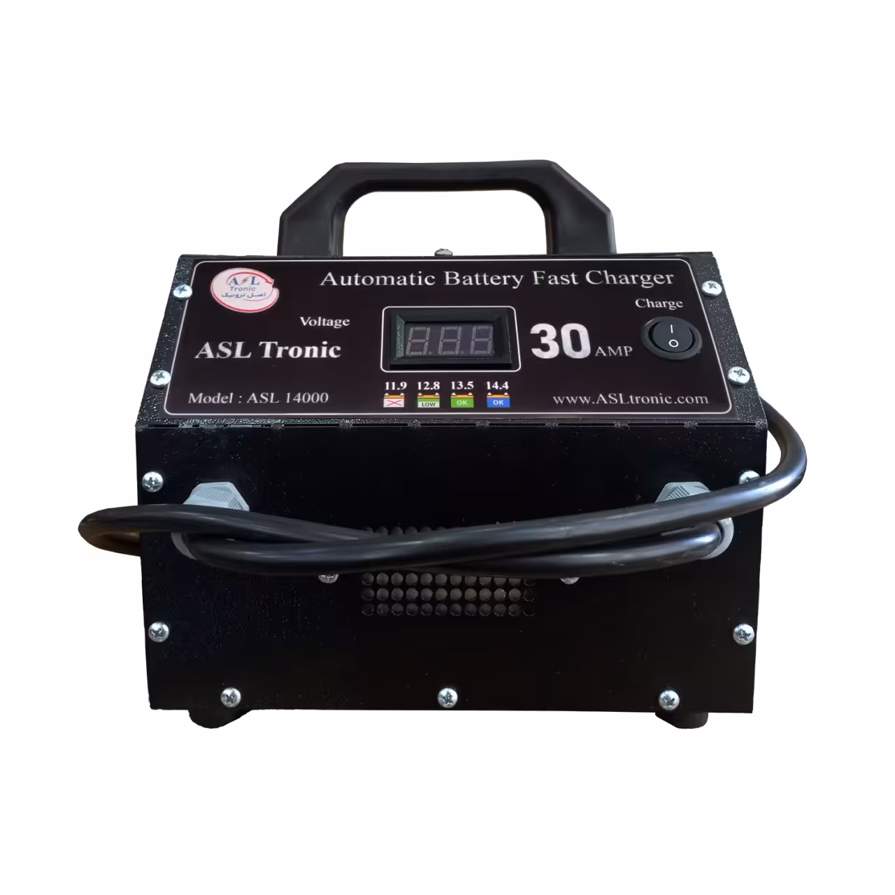 شارژر باتری پرقدرت 30 آمپر اصل ترونیک مدل اتوماتیک ASL14000