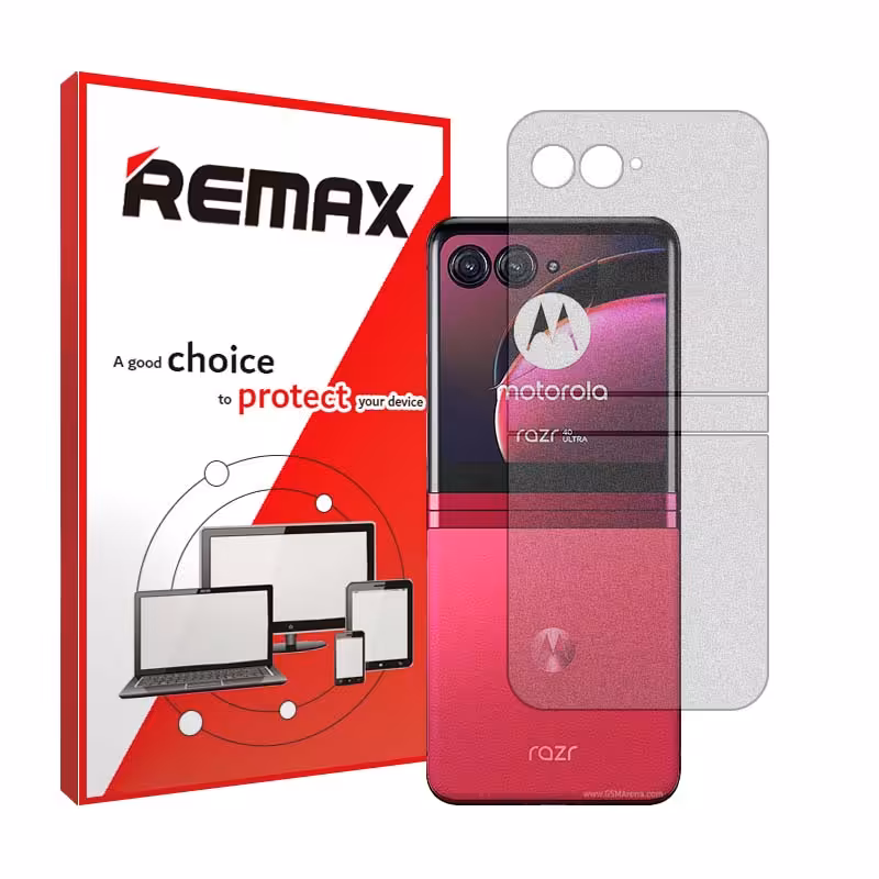 گلس پشت گوشی موتورولا Razr 40 Ultra مدل هیدروژلی مات برند ریمکس کد S